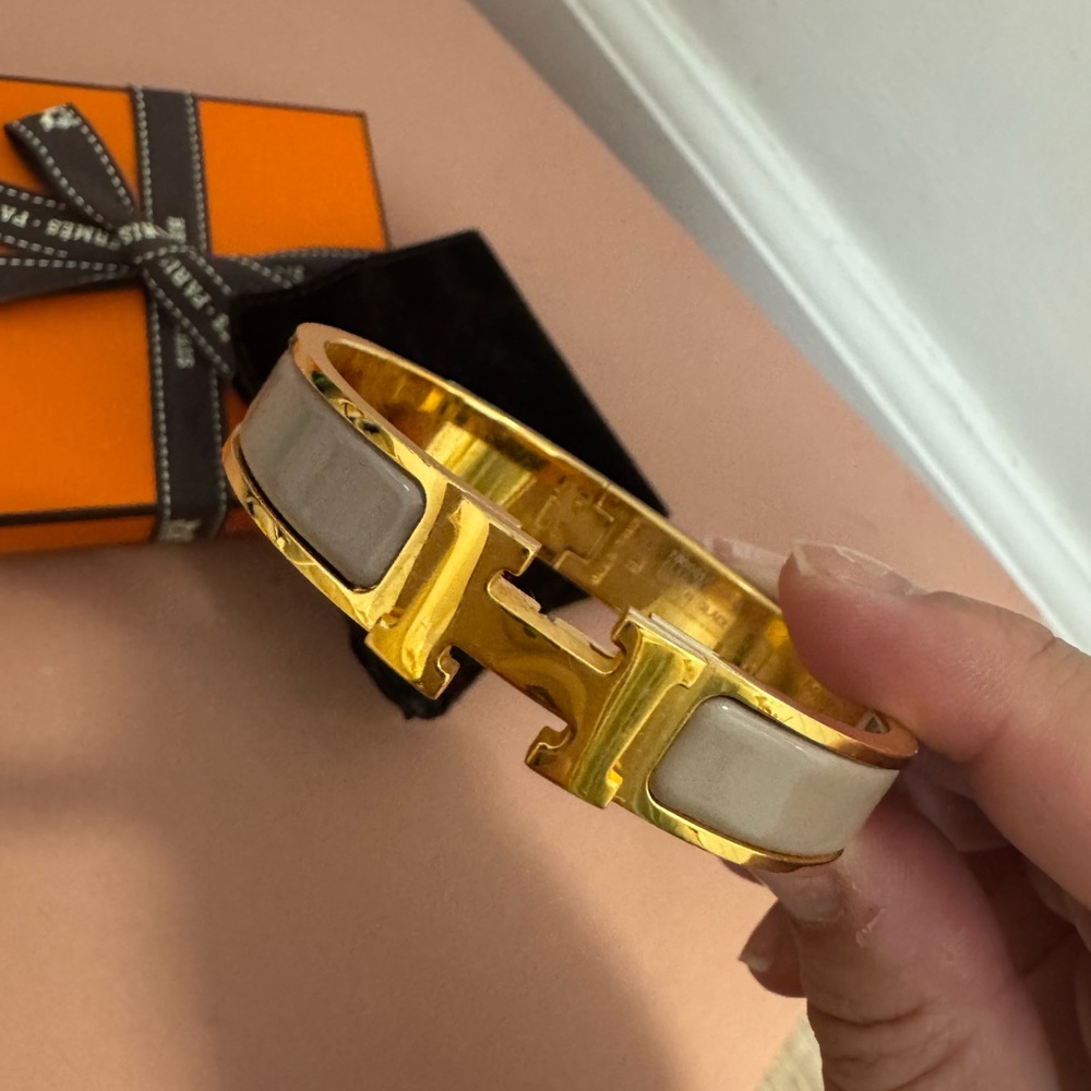 Hermes Clic H GM Marron Glacé Bracelet